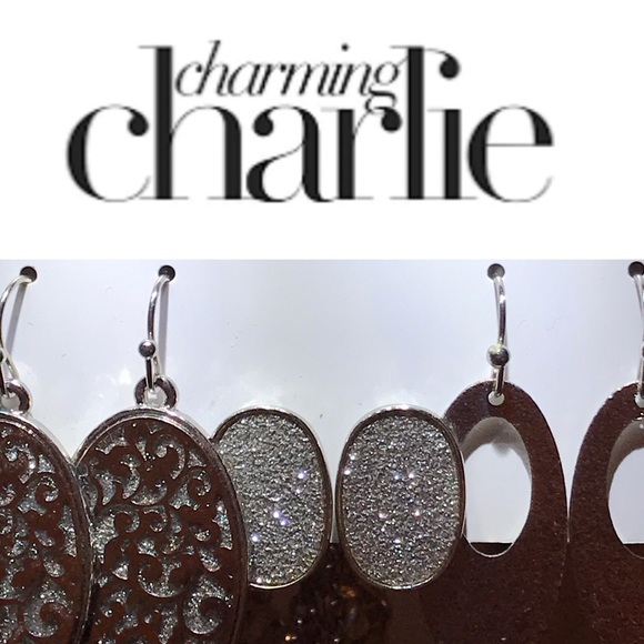 Charming Charlie Jewelry - 🌼3 pairs of earrings. Silver.